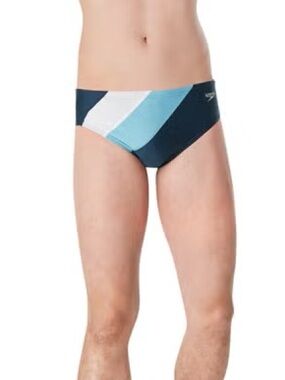 NWT Men’s Speedo Colorblock One Brief Navy